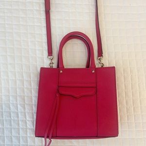 Rebecca Minkoff Pink Mini M.A.B. Crossbody Tote Bag